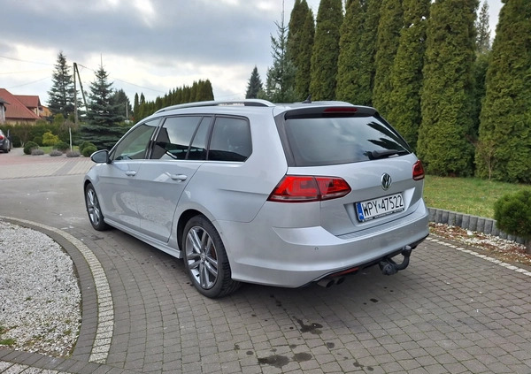 Volkswagen Golf cena 49900 przebieg: 116200, rok produkcji 2015 z Przysucha małe 121